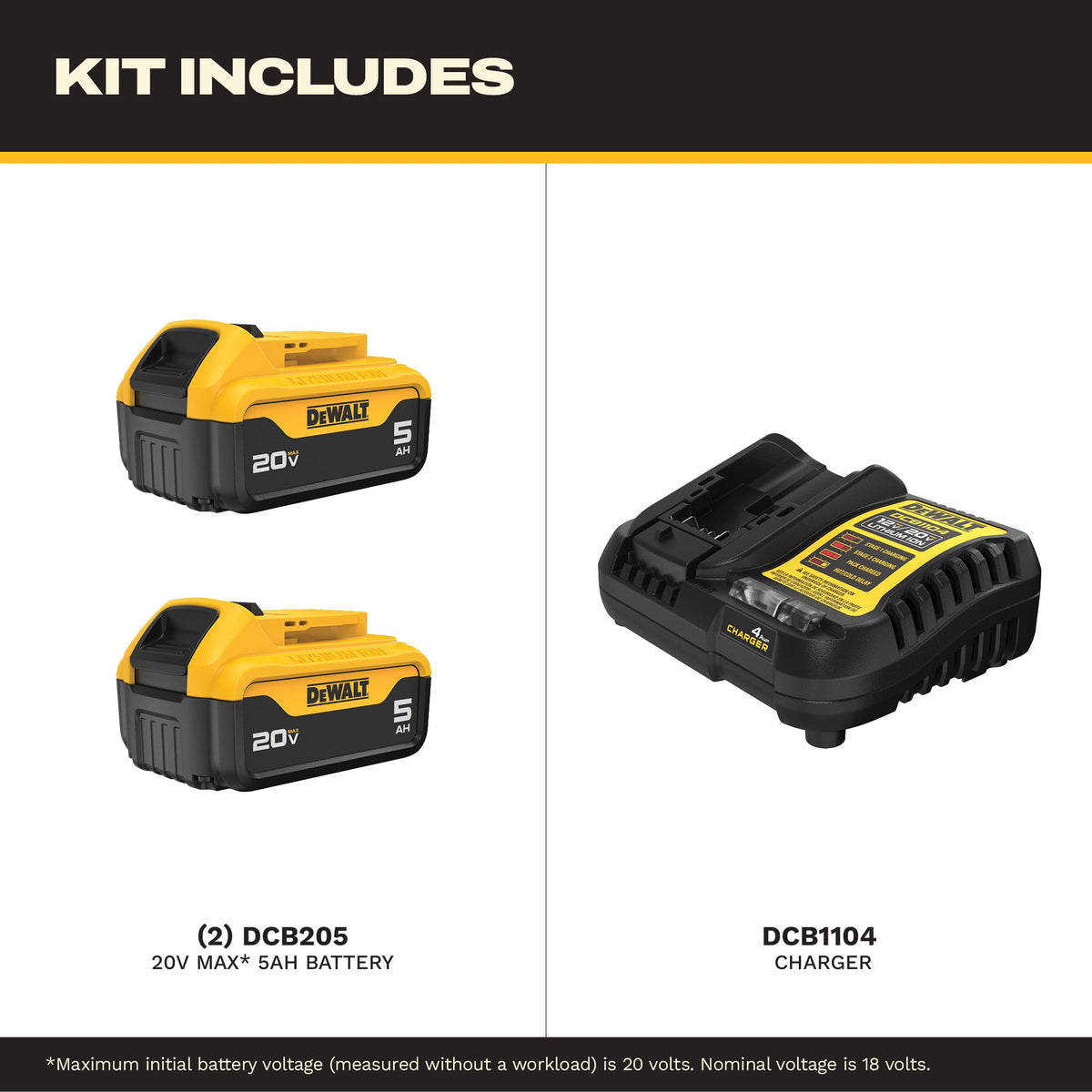 20V MAX Lithium-Ion Battery 2-Pack 5.0 Ah P880668
