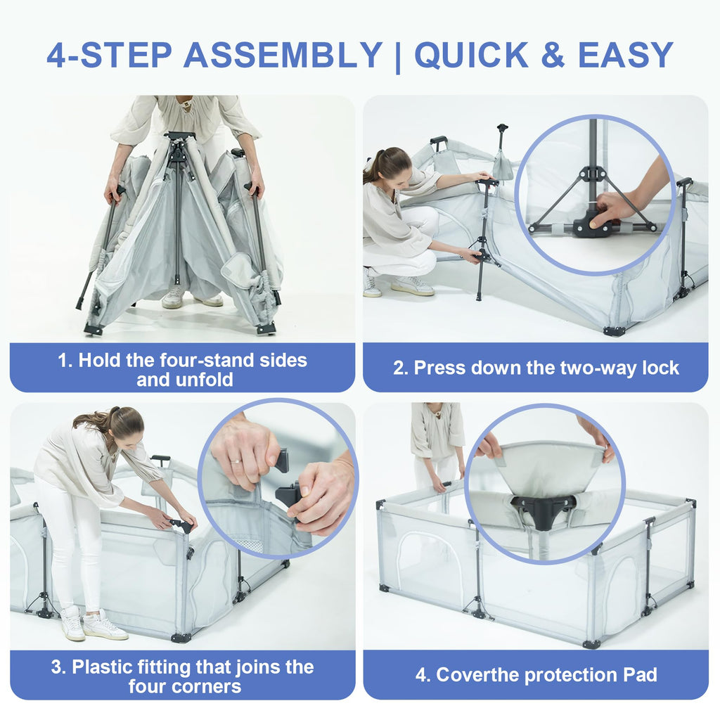Foldable Baby Playpen J831