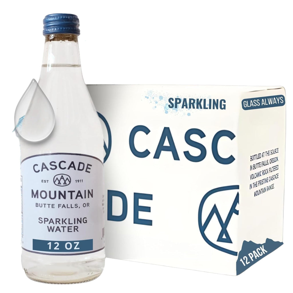 Sparkling Mineral Water in Glass Bottle 12oz 12 Pack U26975