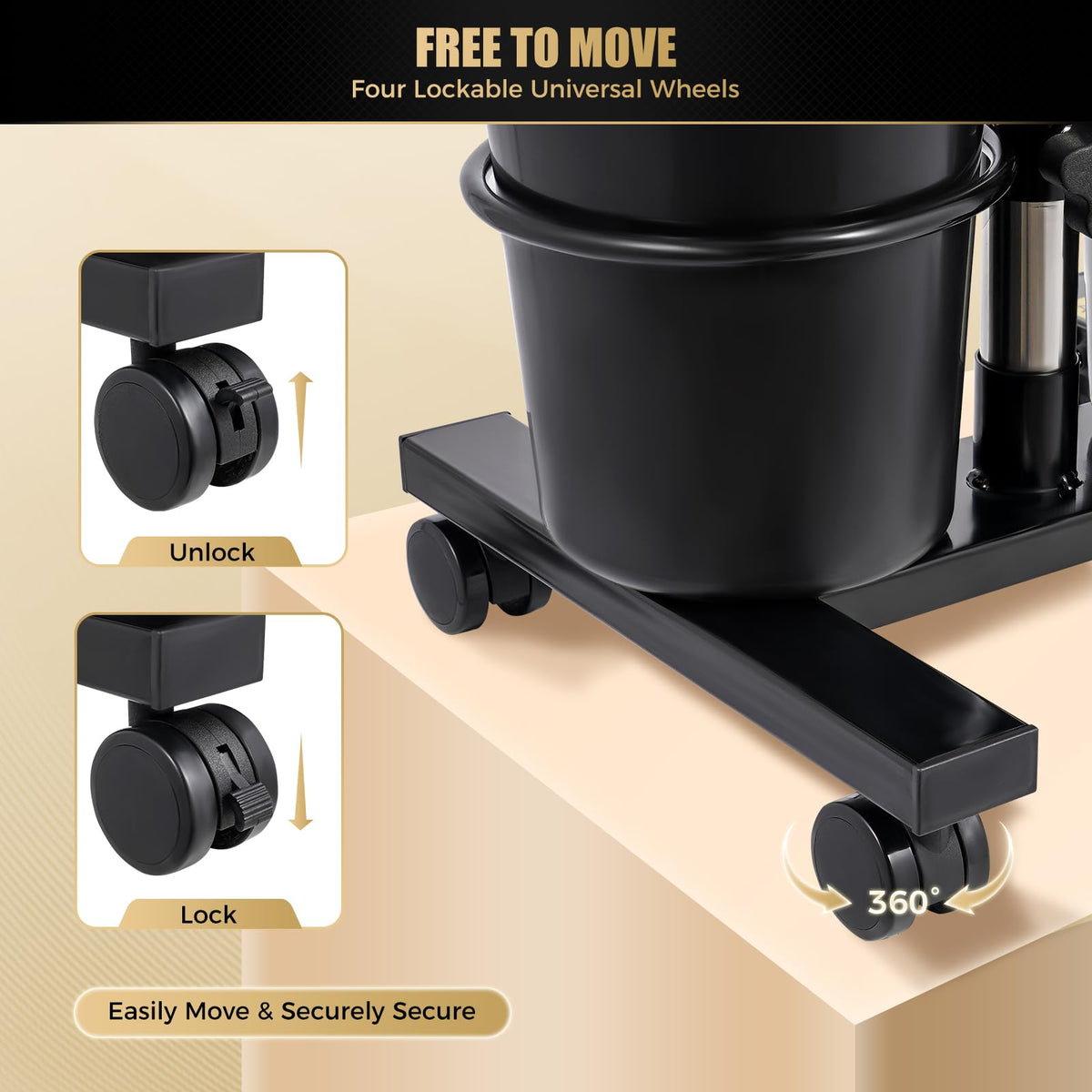 Portable Height-Adjustable Shampoo Basin with Electric Pump and 2 Water Buckets L96423
