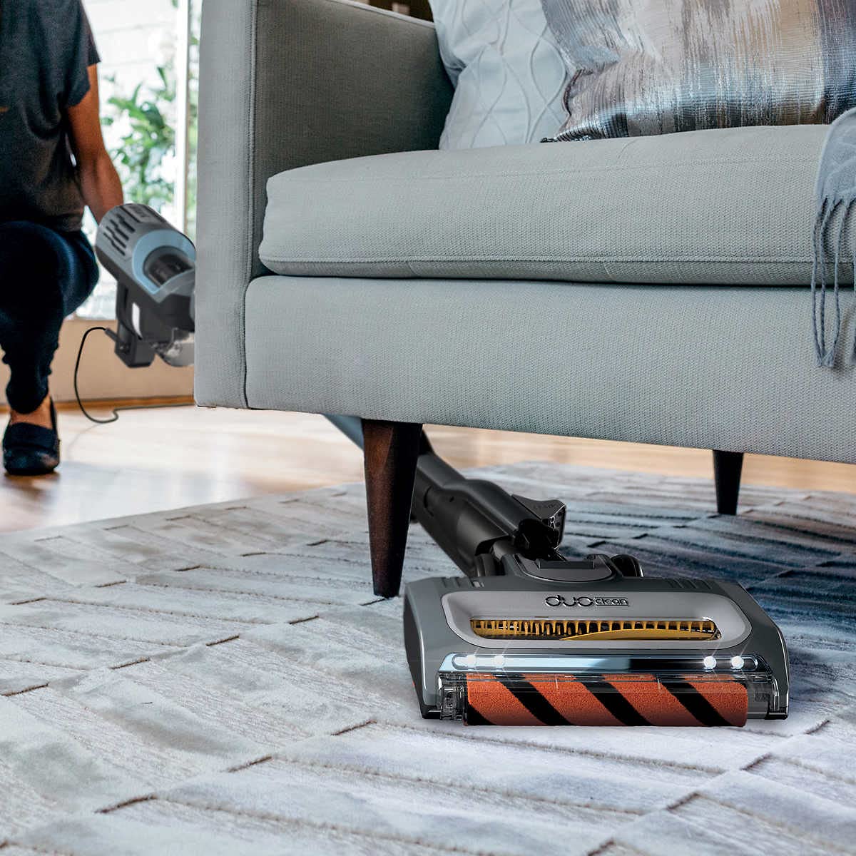 Corded Stick Vacuum with Self-Cleaning Brushroll T89525