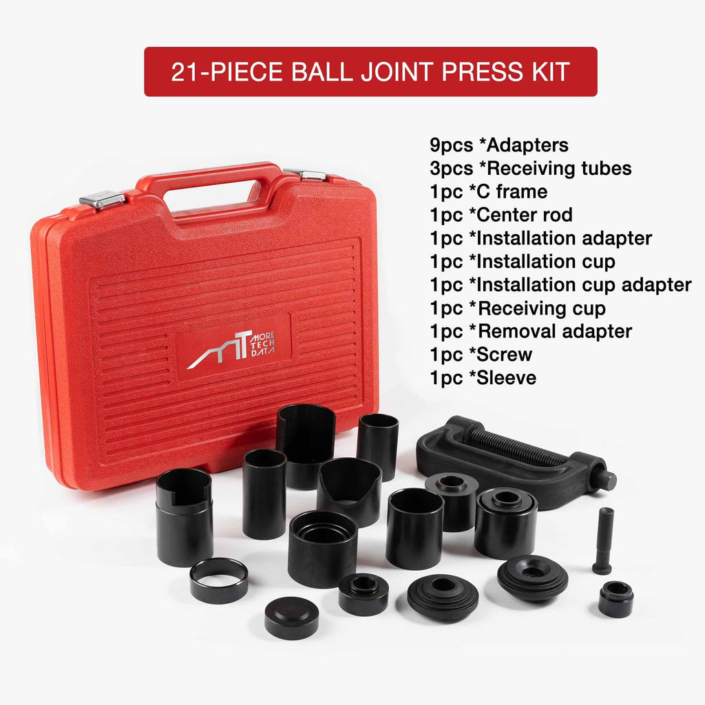 21-Piece Ball Joint Press Kit with C-Frame U34568