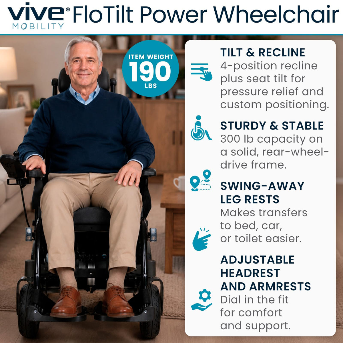 Electric Reclining Wheelchair N12554