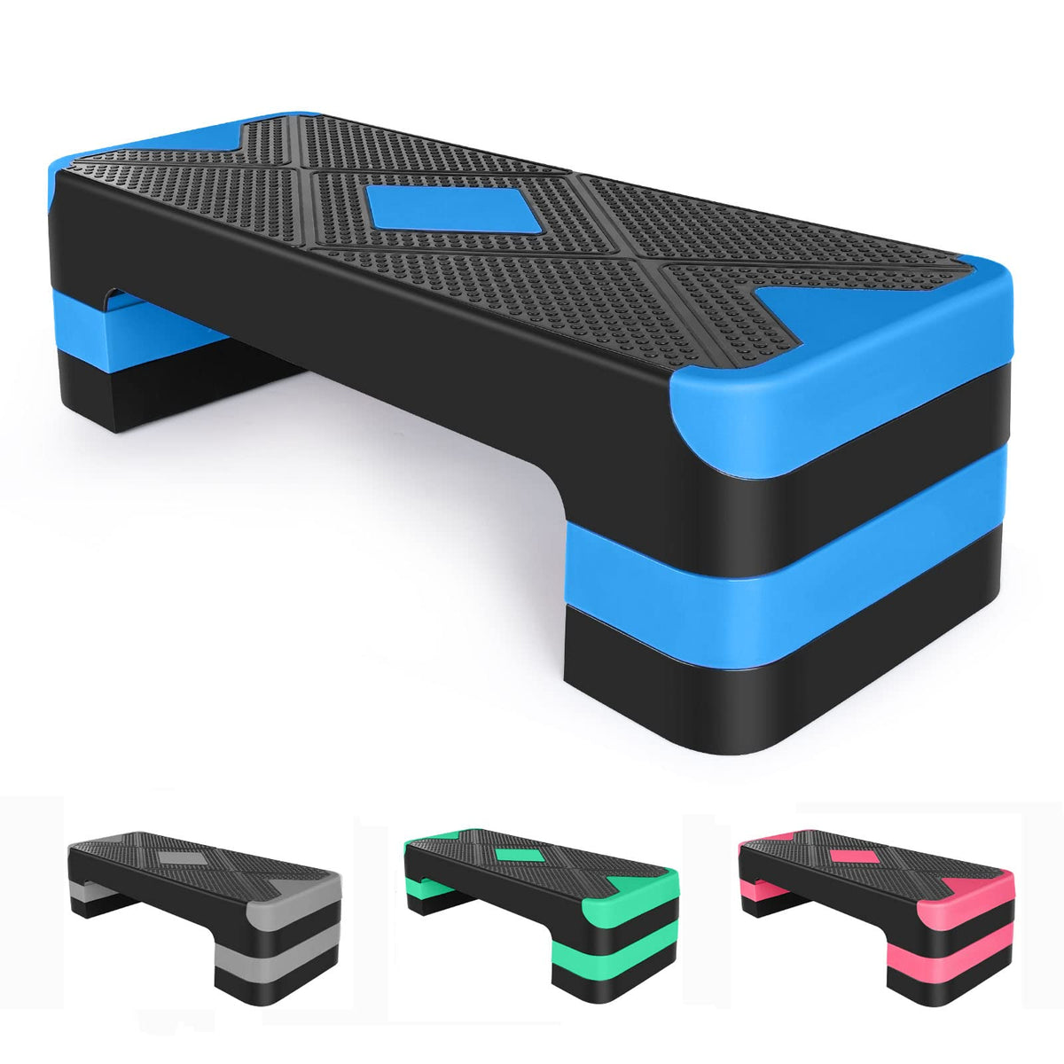 Adjustable Aerobic Stepper Fitness Step Platform Y6905