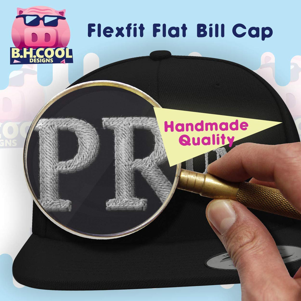 Flat Bill Fitted Hat Y7226