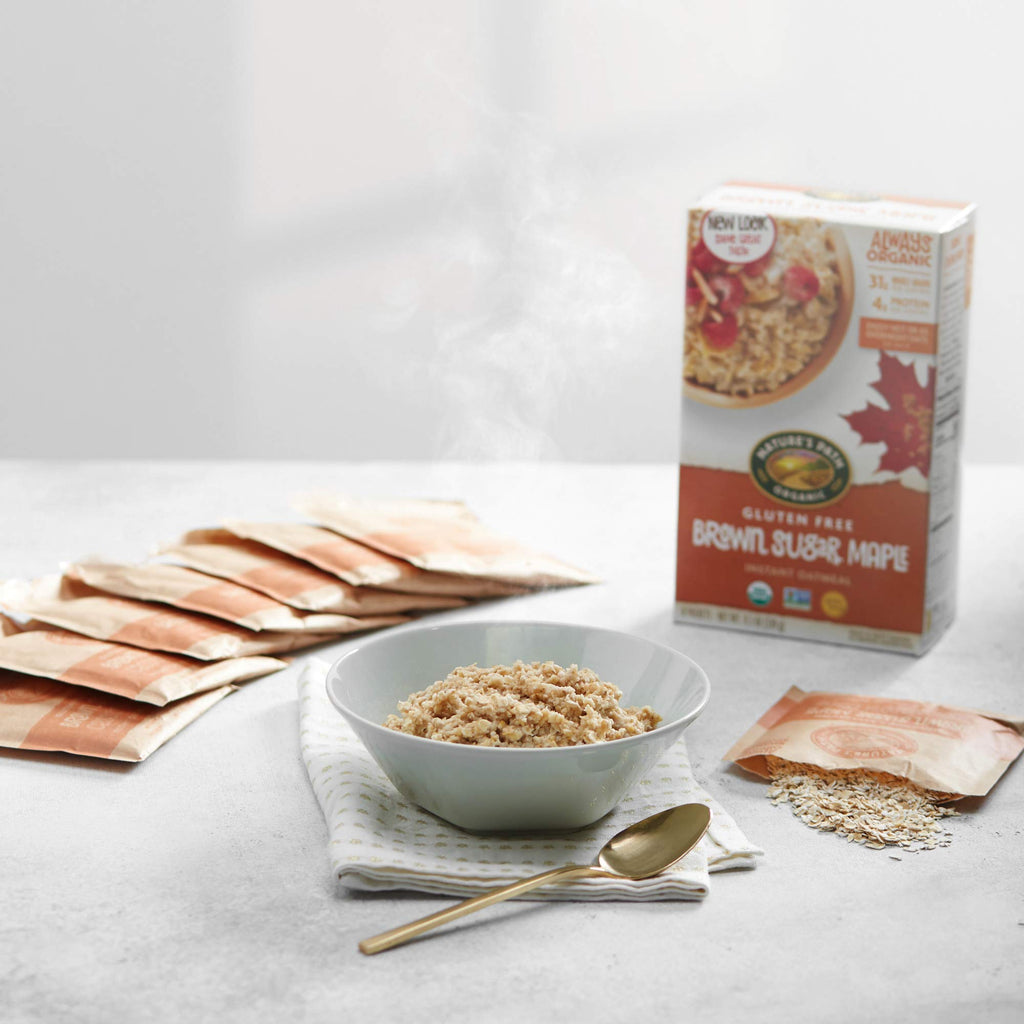 Organic Gluten Free Brown Sugar Maple Instant Oatmeal 32 Packet C941