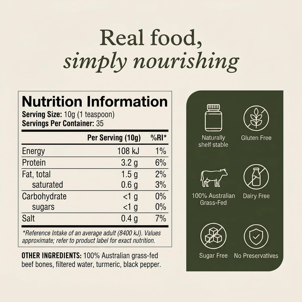Grass Fed Beef Bone Broth Concentrate O11550