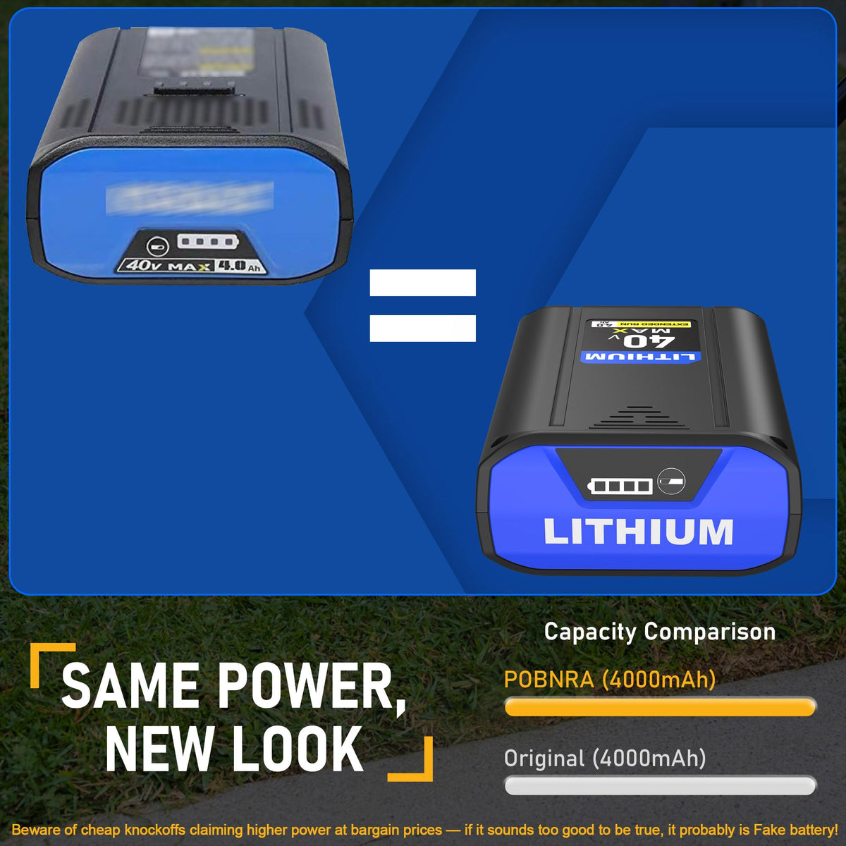 40 Volt Lithium Ion Battery X908