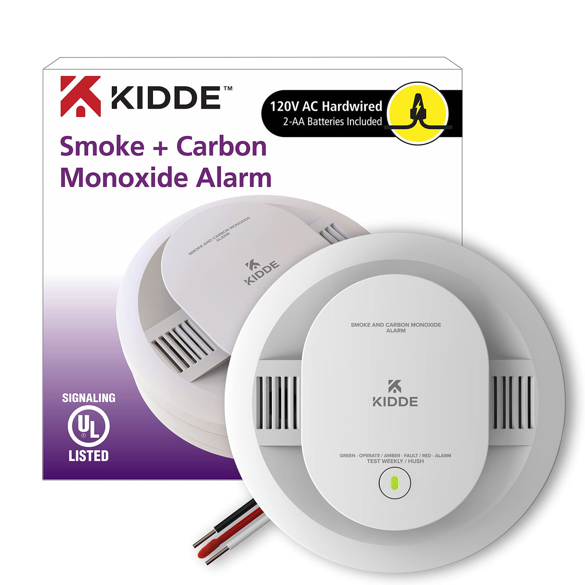 Hardwired Smoke & Carbon Monoxide Detector D3914