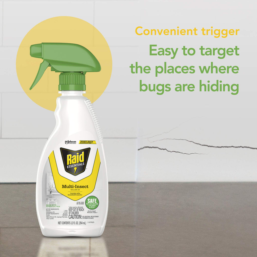 Multi-Insect Killer Spray Bottle 12 oz (Pack of 3) Y4824