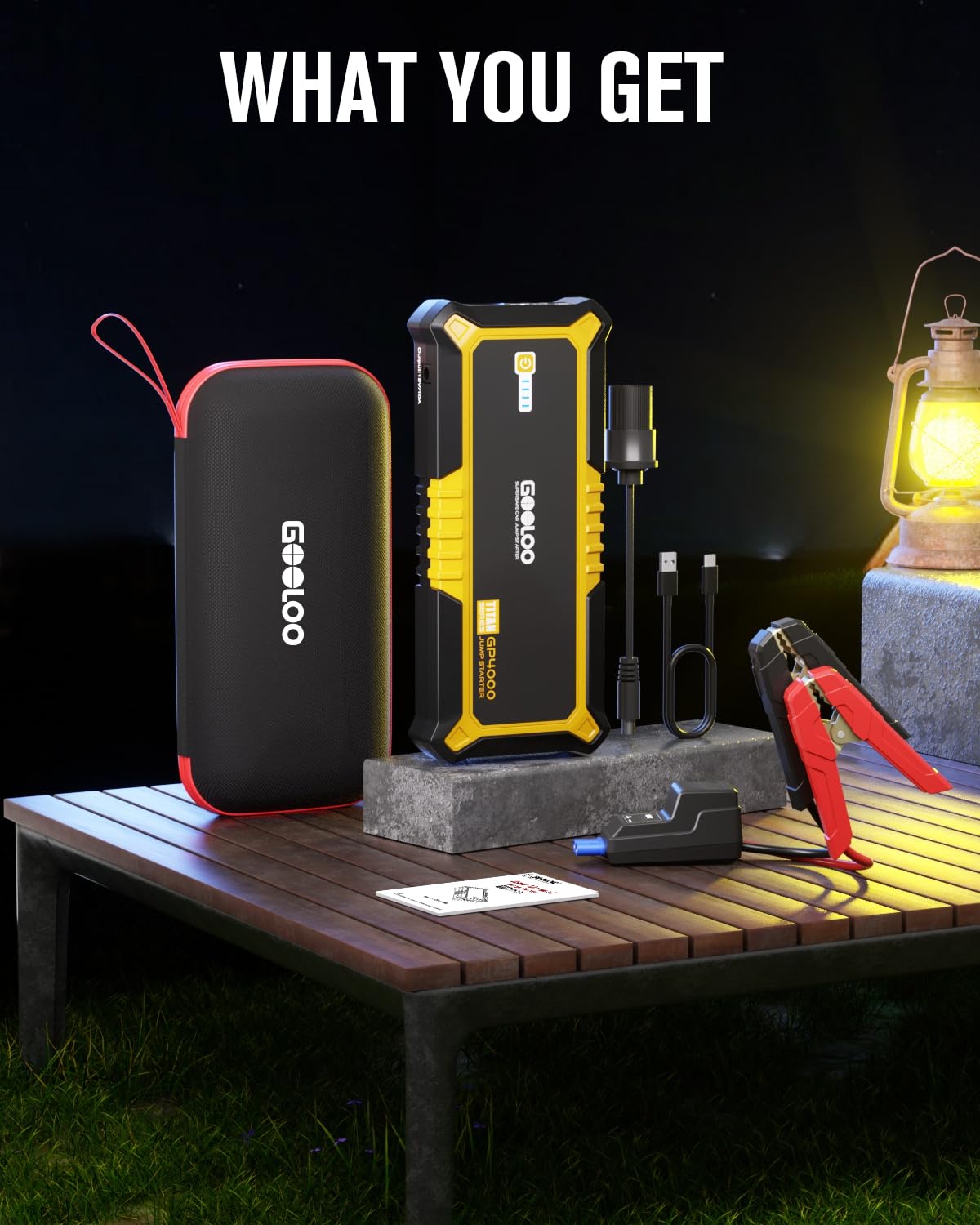 4000A 12V Portable Car Battery Jump Starter L777