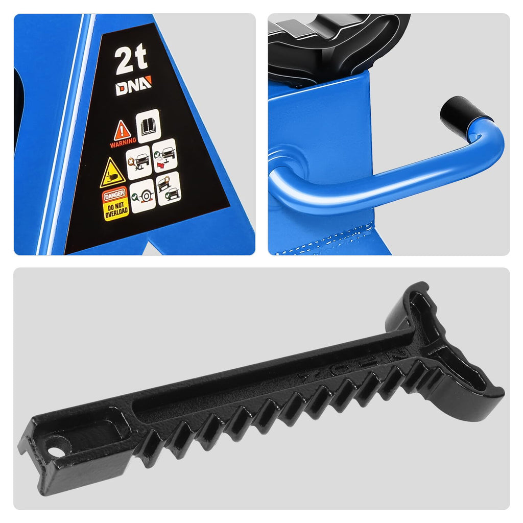 2 Ton Car Jack and Stands Kit Blue S506