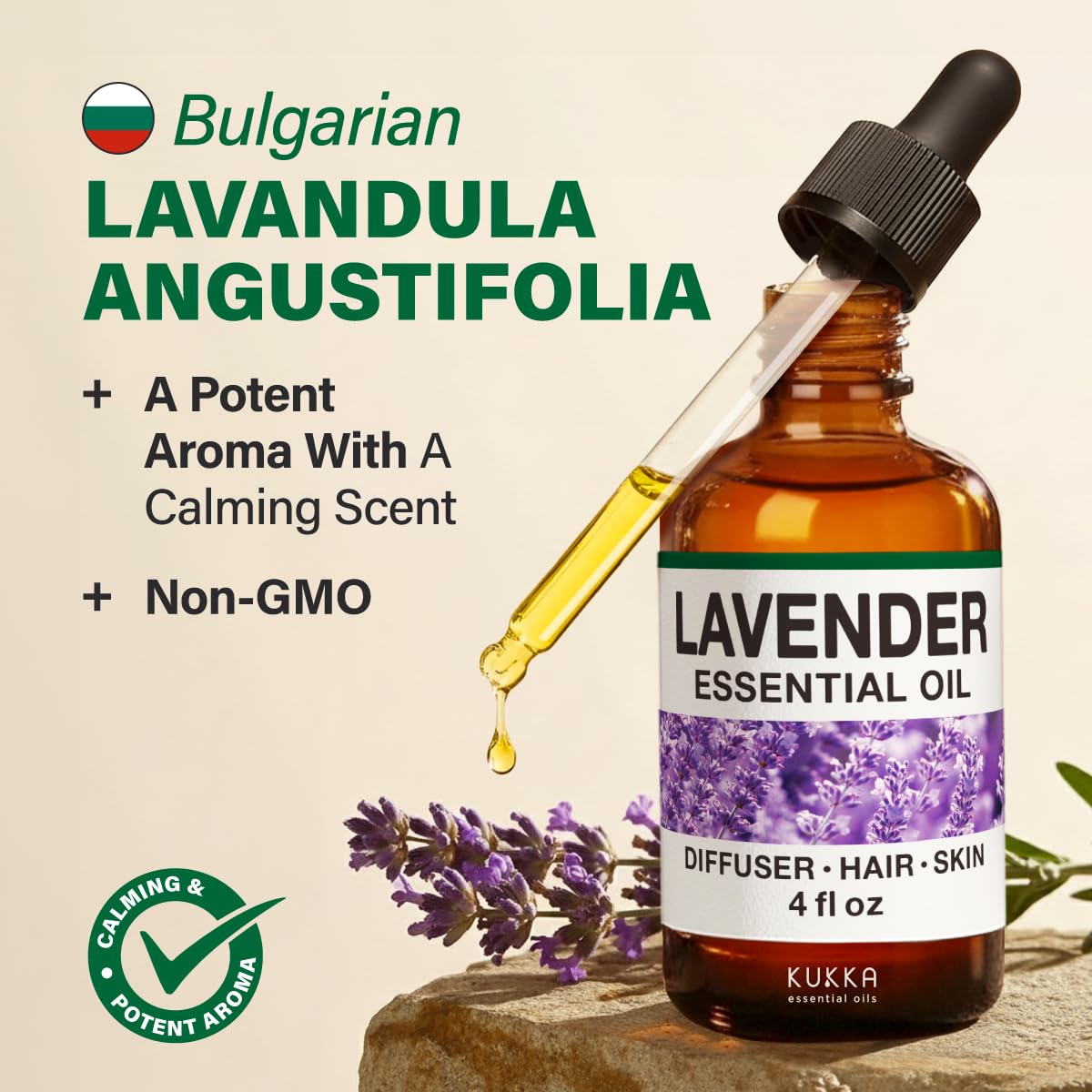 Rose & Lavender Essential Oils Set 2x4 fl oz R247