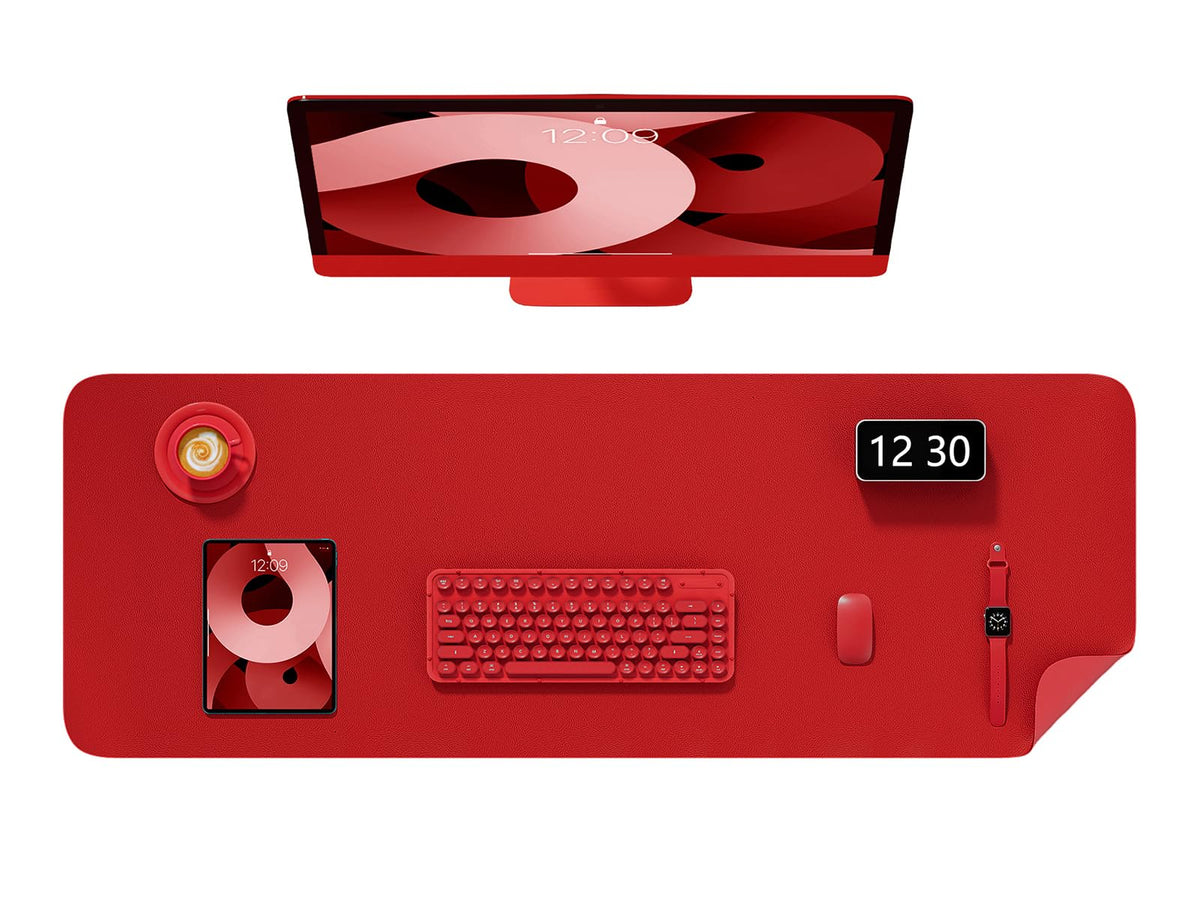 Bright Red Desk Pad I18477