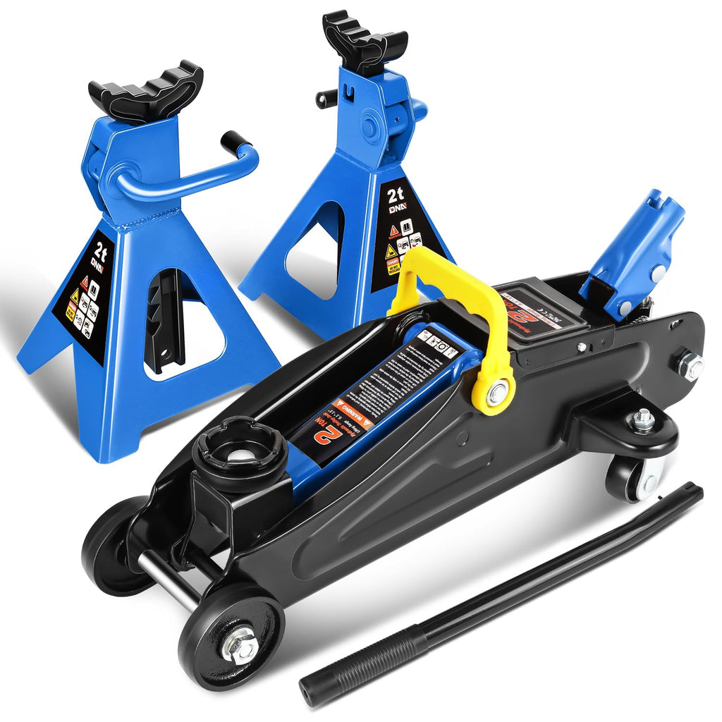 2 Ton Car Jack and Stands Kit Blue S506
