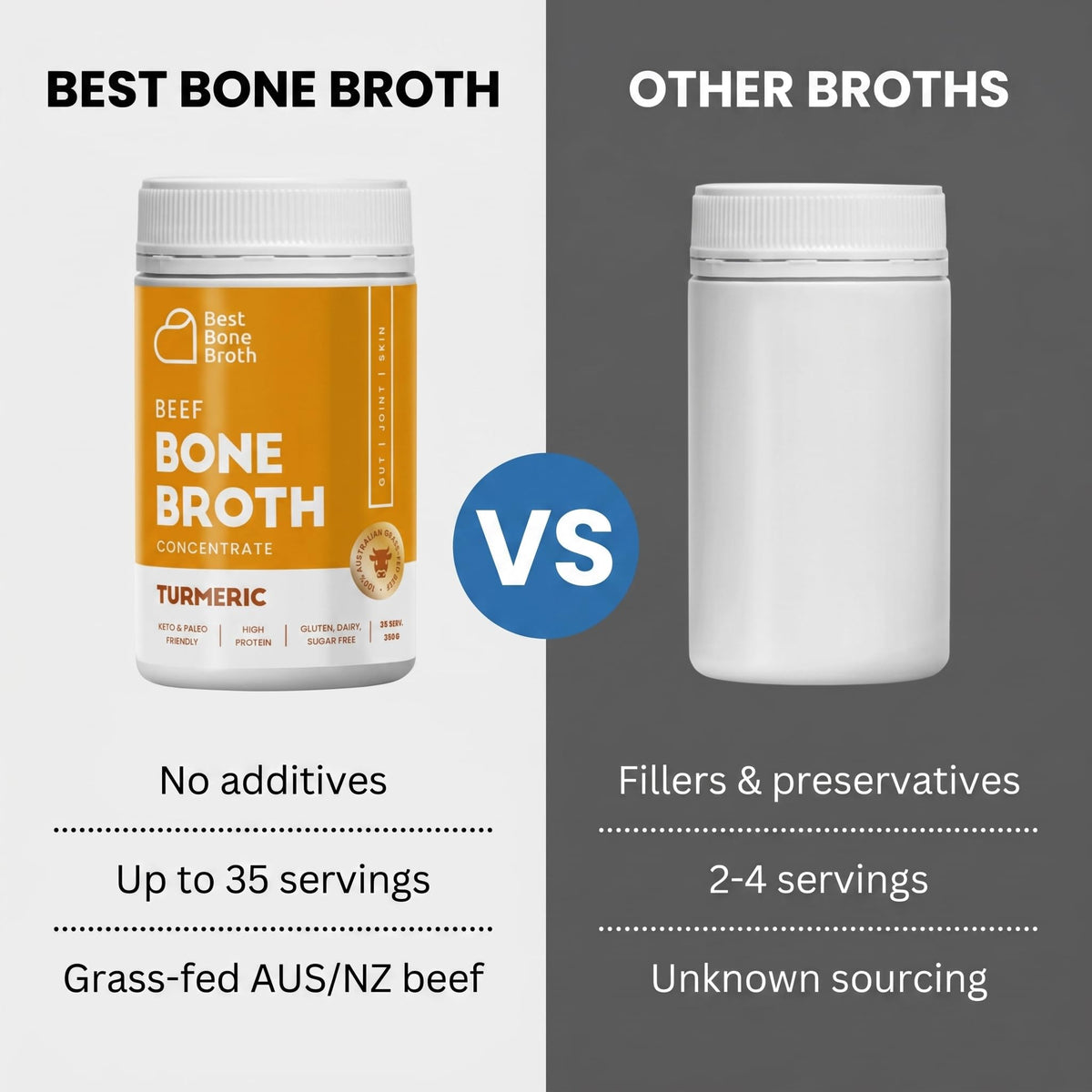 Grass Fed Beef Bone Broth Concentrate O11550