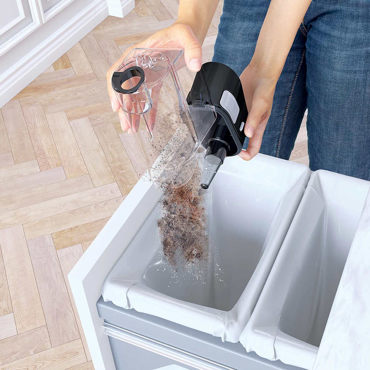 Corded Stick Vacuum with Self-Cleaning Brushroll T89525