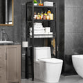 3-Tier Over The Toilet Storage Rack with Drain Basket U355617
