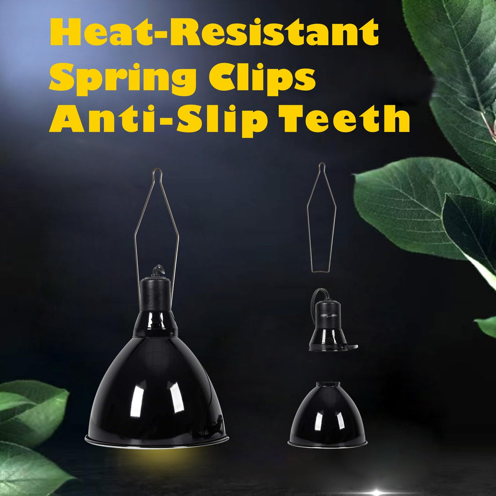 Reptile Heat Lamp Clips & Hangers Kit Stainless Steel I4223