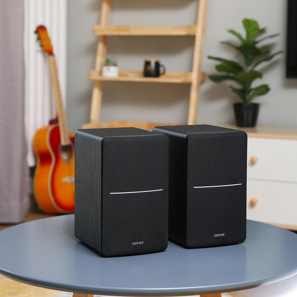Active Bluetooth Bookshelf Speakers Black L55366