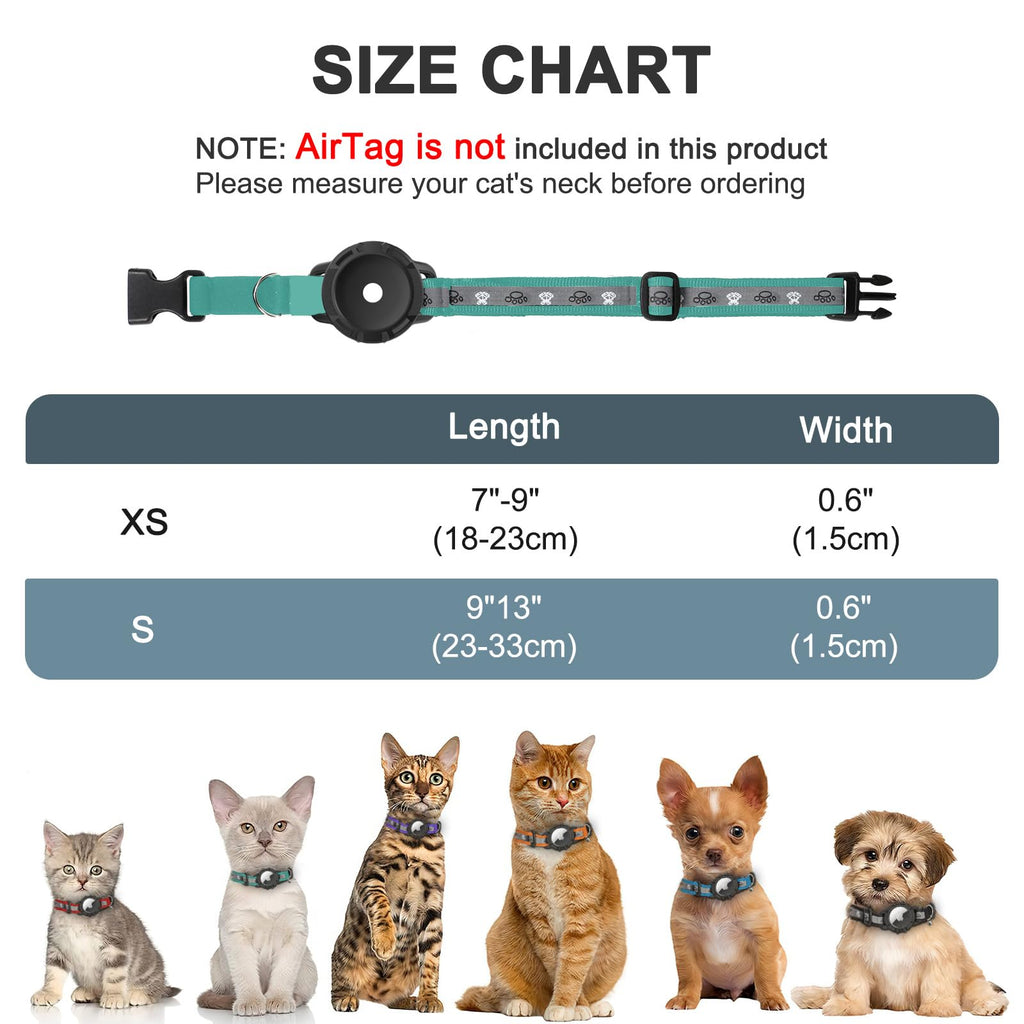 Reflective AirTag Cat Collar F248314