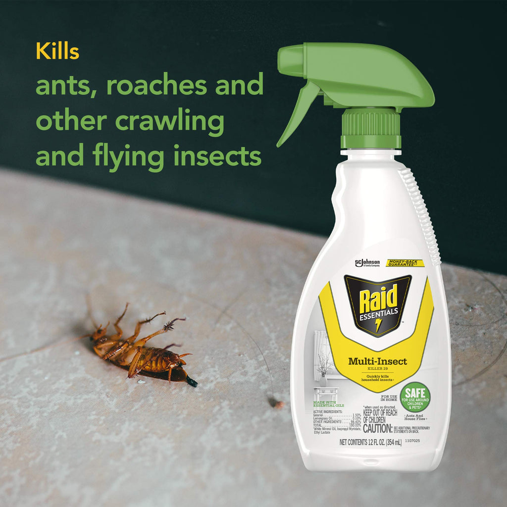Multi-Insect Killer Spray Bottle 12 oz (Pack of 3) Y4824