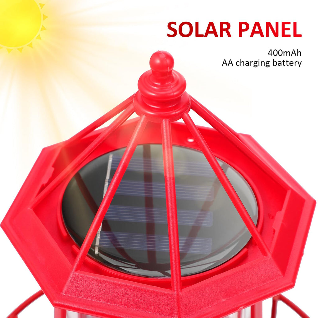 Solar Powered Rotating Lighthouse G86363