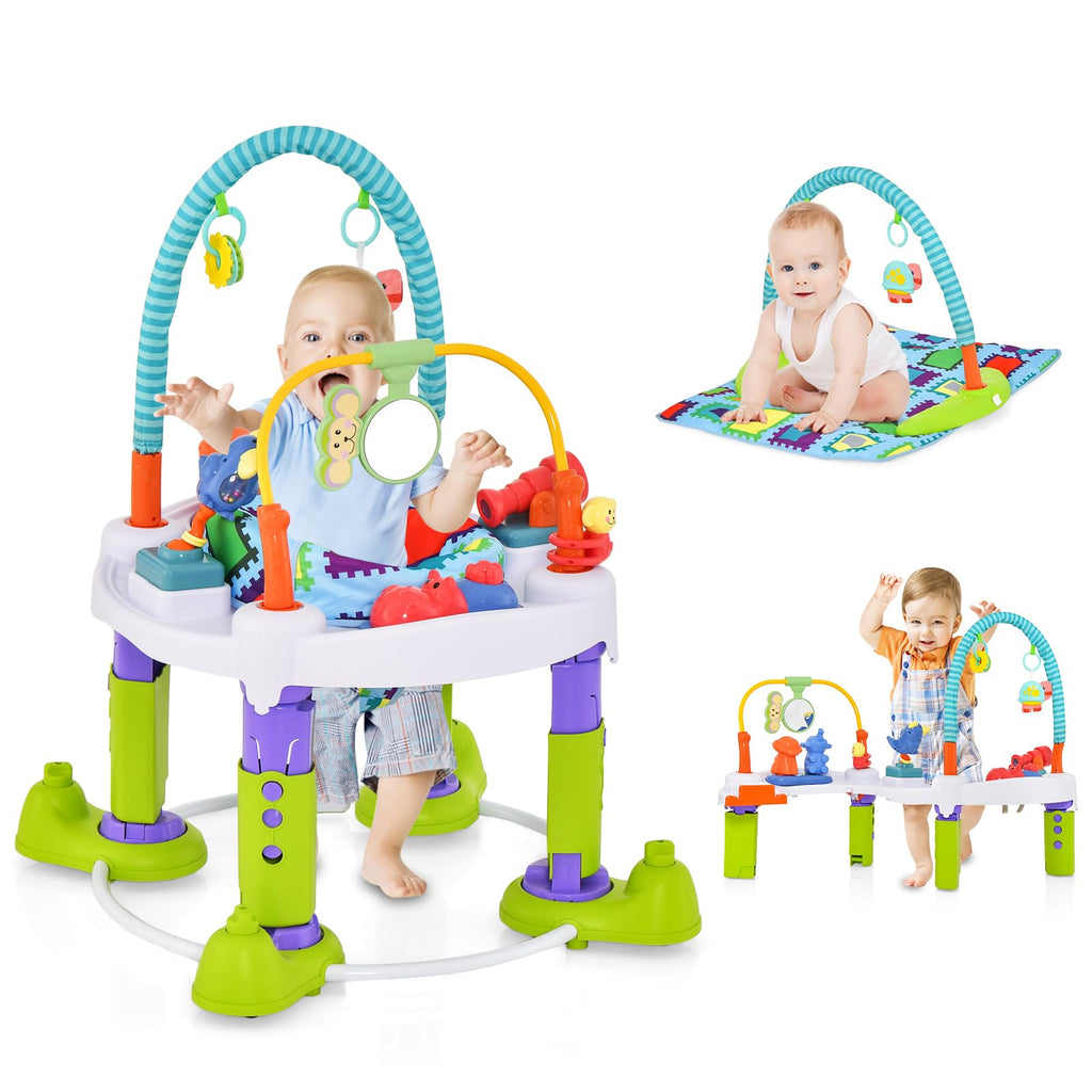 4 in 1 Baby Bouncer Activity Center with Playtime Mat and Activity Table R970