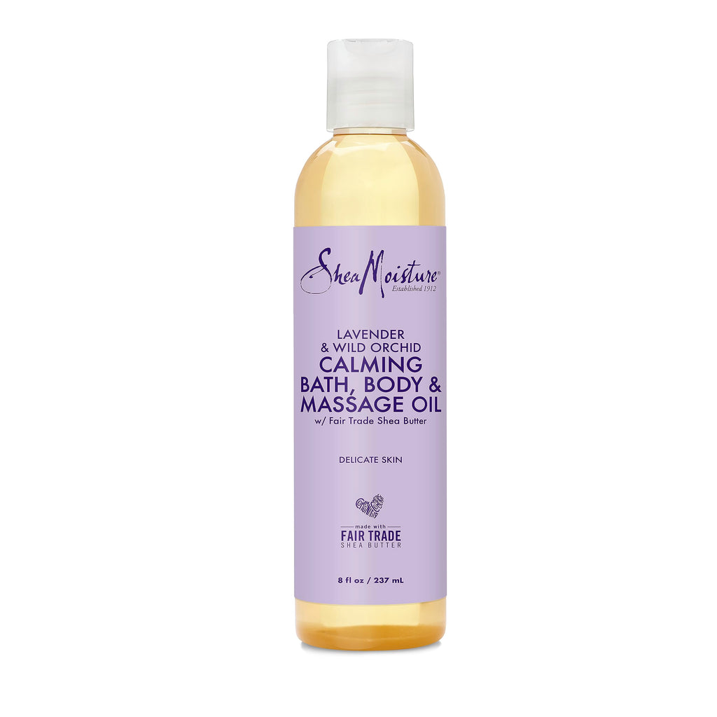 Lavender Wild Orchid Calming Bath Body Massage Oil 8 oz V428