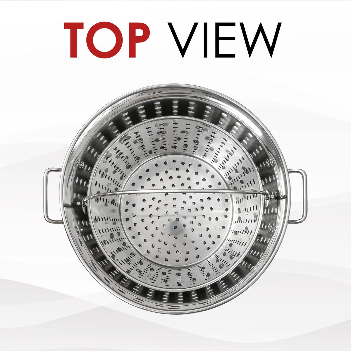 Stainless Steel 40 QT Stock Pot with Steamer Basket and Propane Burner U552