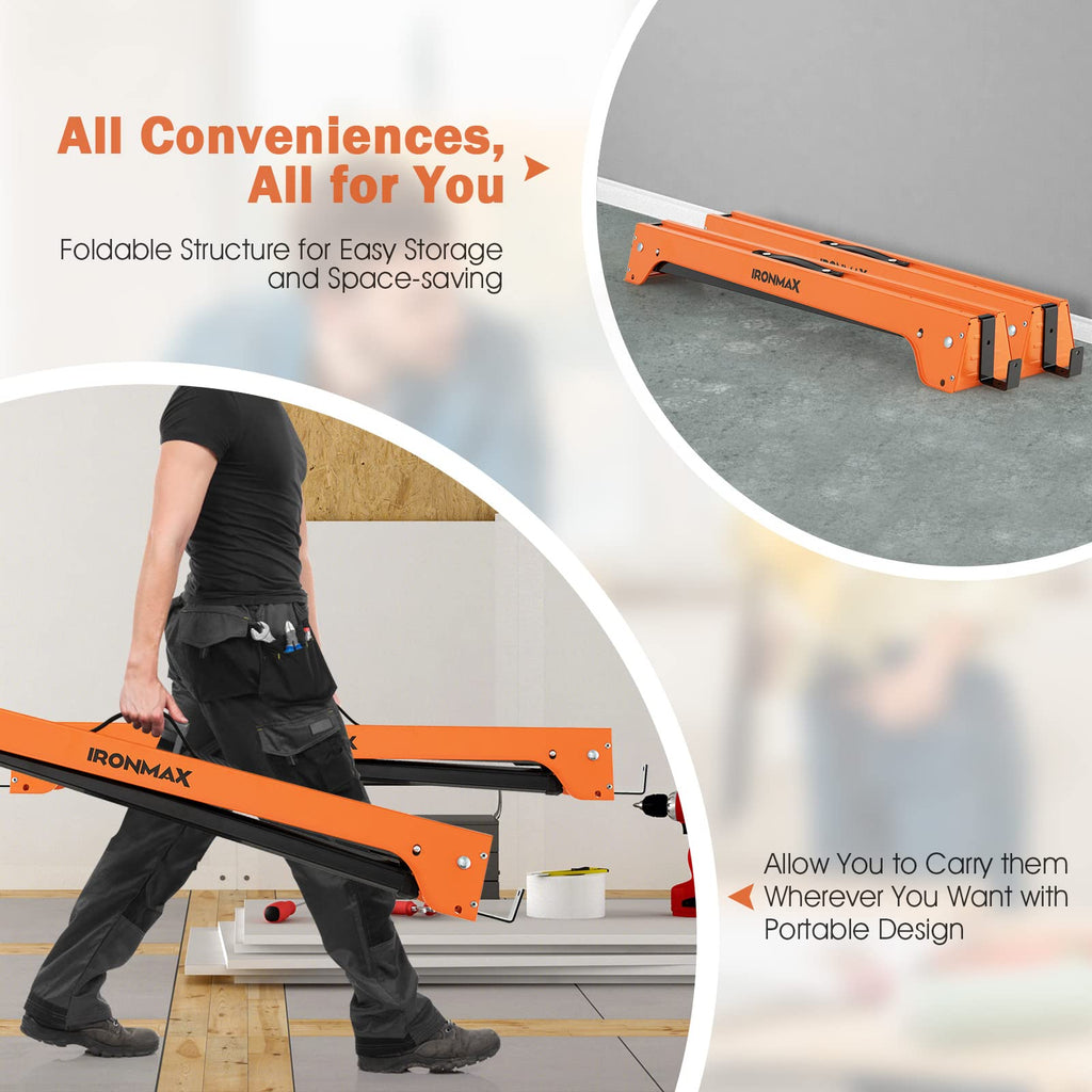 2 Pack Portable Foldable Saw Horses J69005