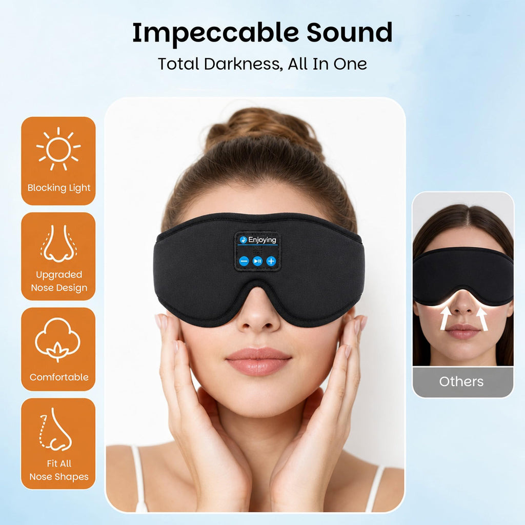 Sleep Mask with Headphones T484755