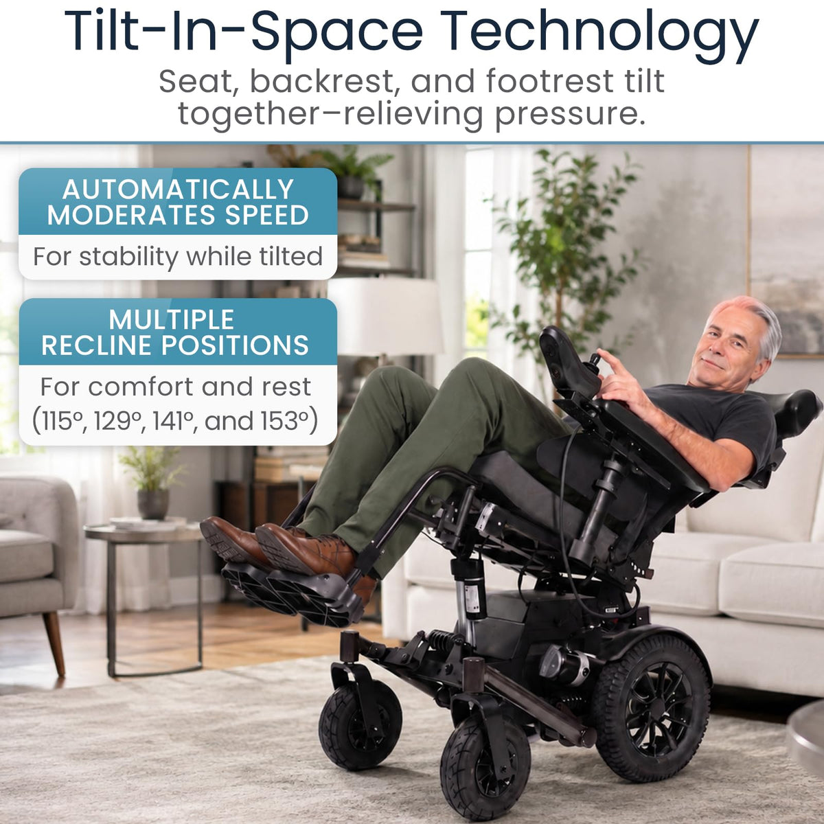 Electric Reclining Wheelchair N12554