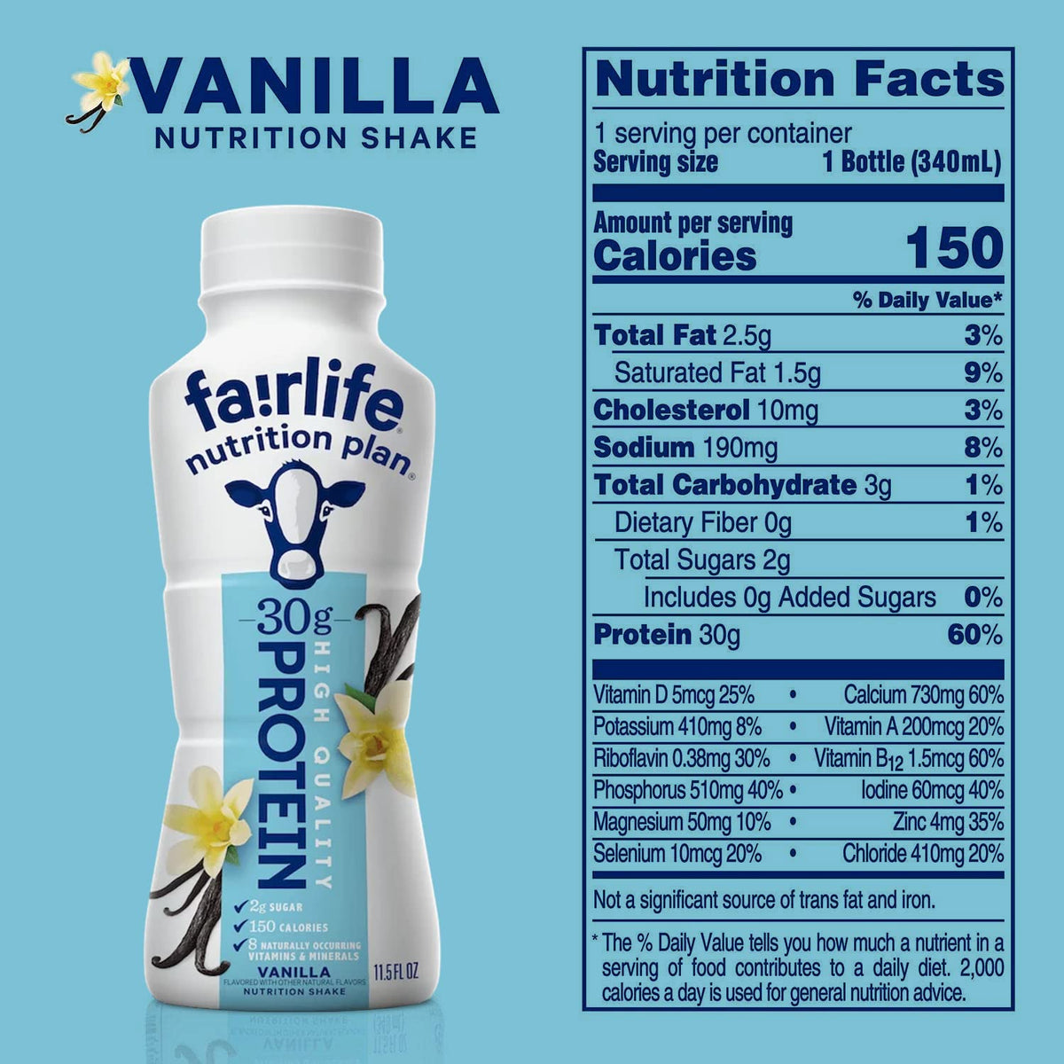 Vanilla Protein Shakes Pack of 12 D631776