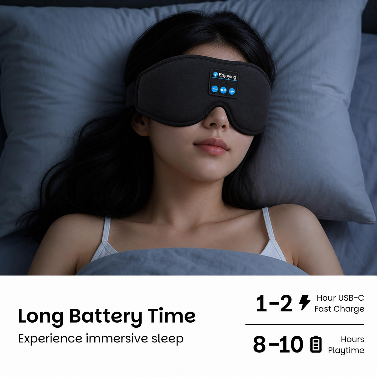 Sleep Mask with Headphones T484755
