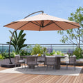 11 FT Aluminum Offset Cantilever Umbrella Z62240