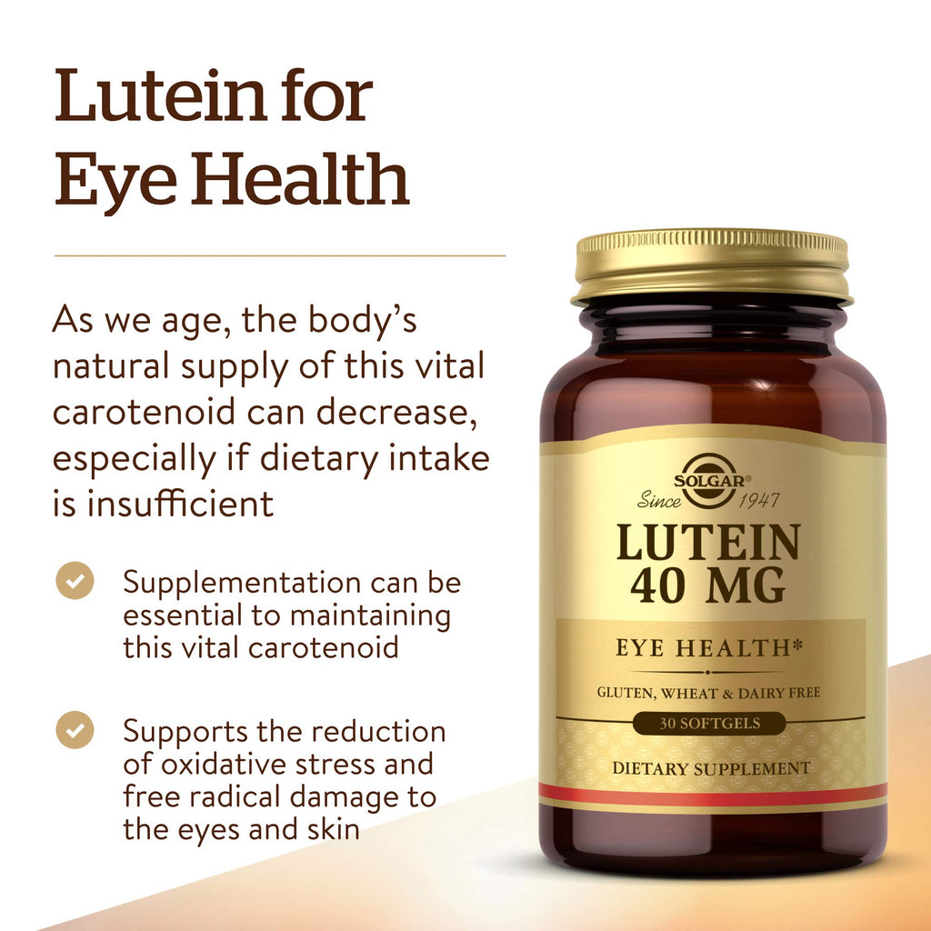 Lutein 40 mg 30 Softgels Non-GMO I47424