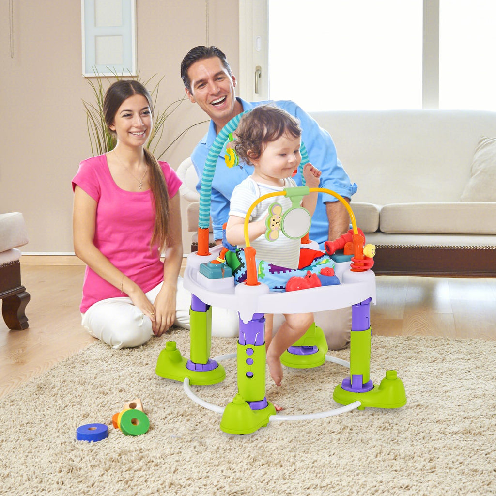 4 in 1 Baby Bouncer Activity Center with Playtime Mat and Activity Table R970