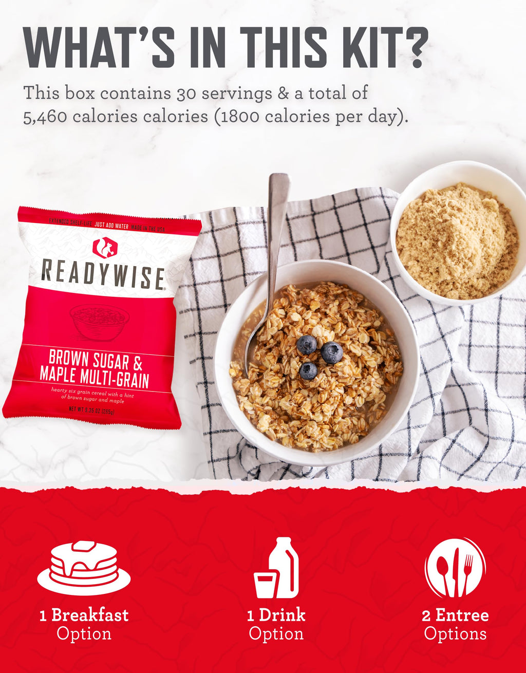 Emergency Food Supply 30 Servings H485503