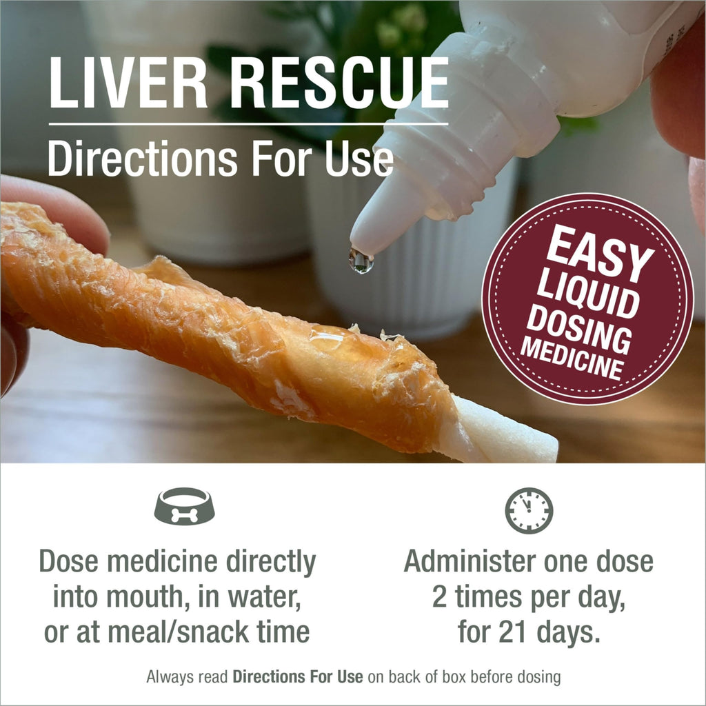 Liver Rescue Supplement for Dogs and Cats 15 Milliliters Q278958