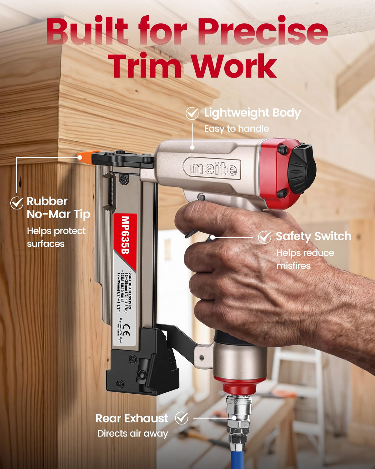 23 Gauge Pneumatic Pin Nailer K182