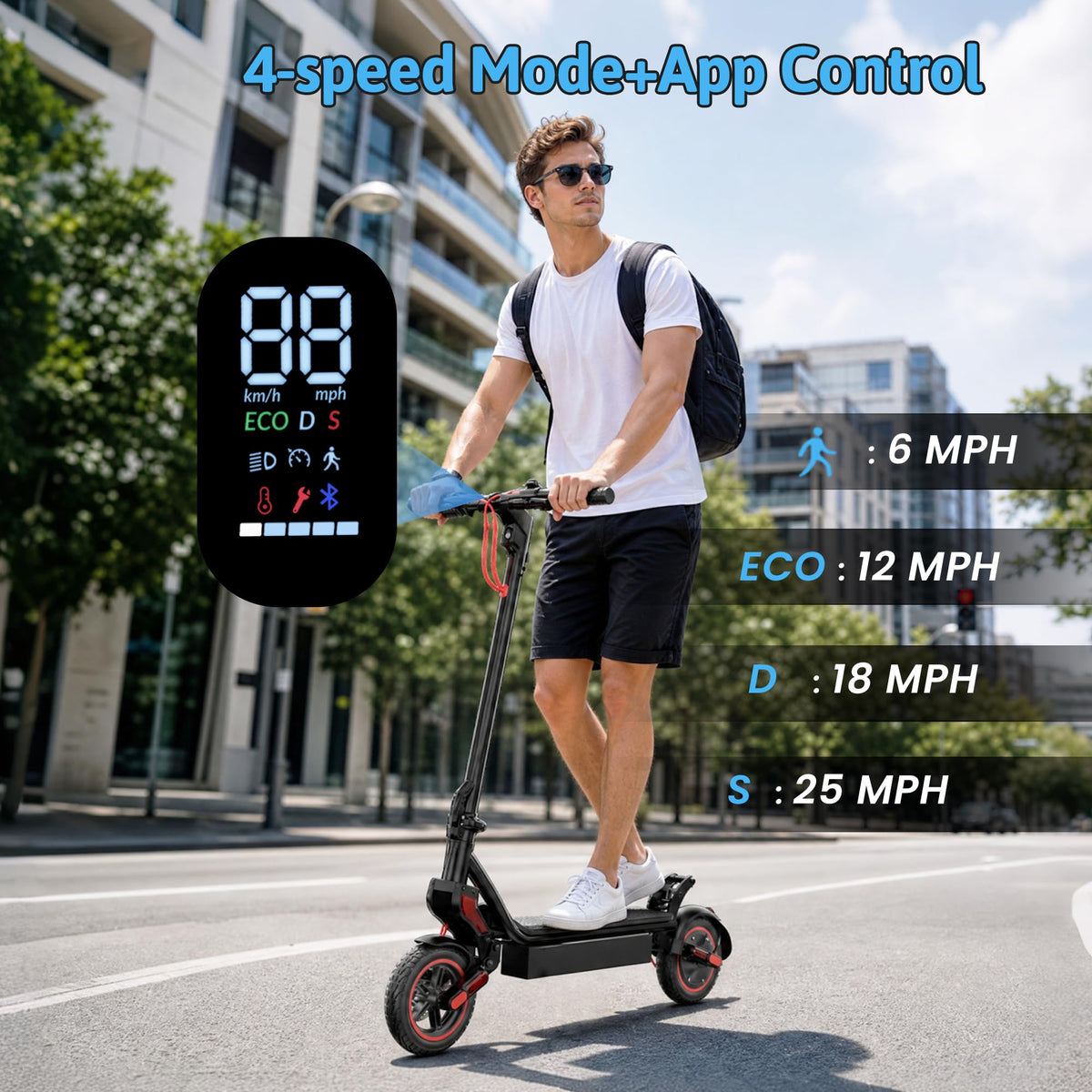 500W Electric Scooter with 10" Tires I729