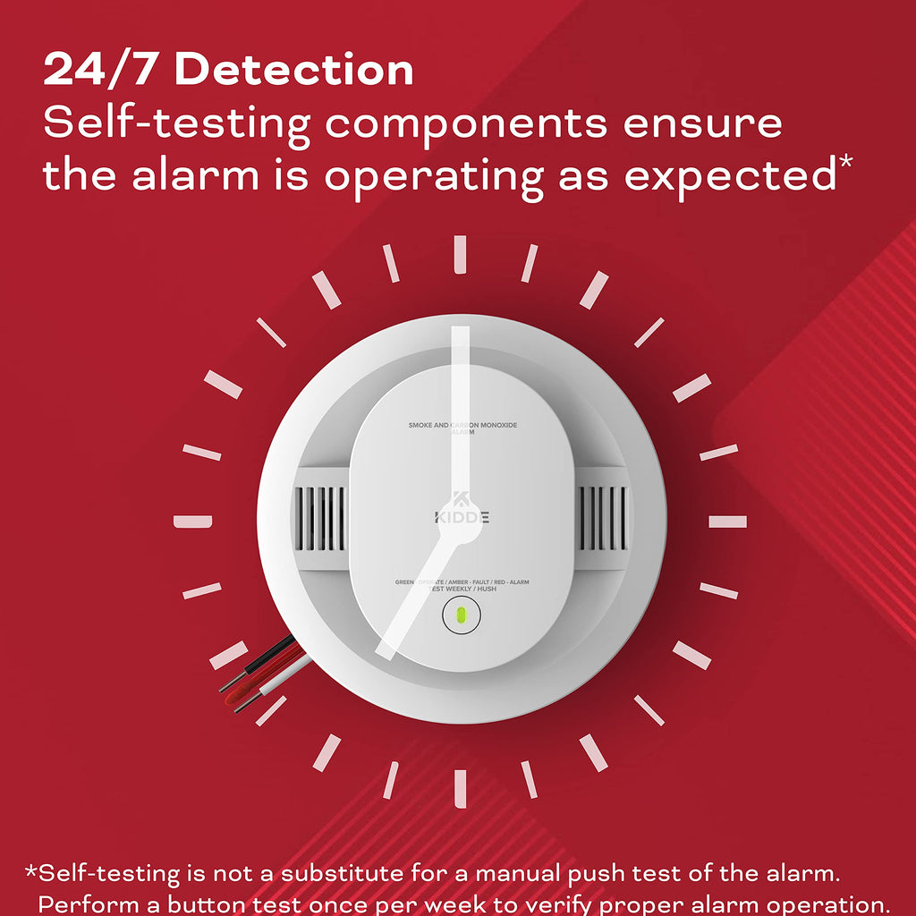Hardwired Smoke & Carbon Monoxide Detector D3914