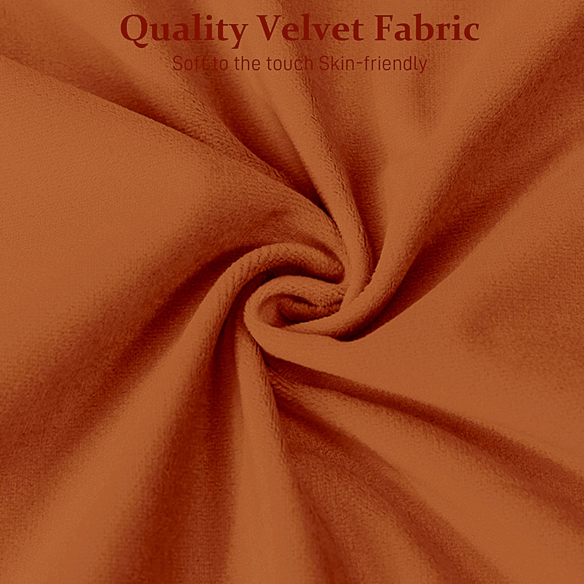 Orange Velvet Bench Ottoman J517