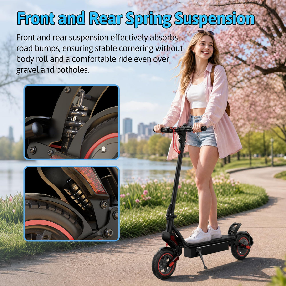 500W Electric Scooter with 10" Tires I729