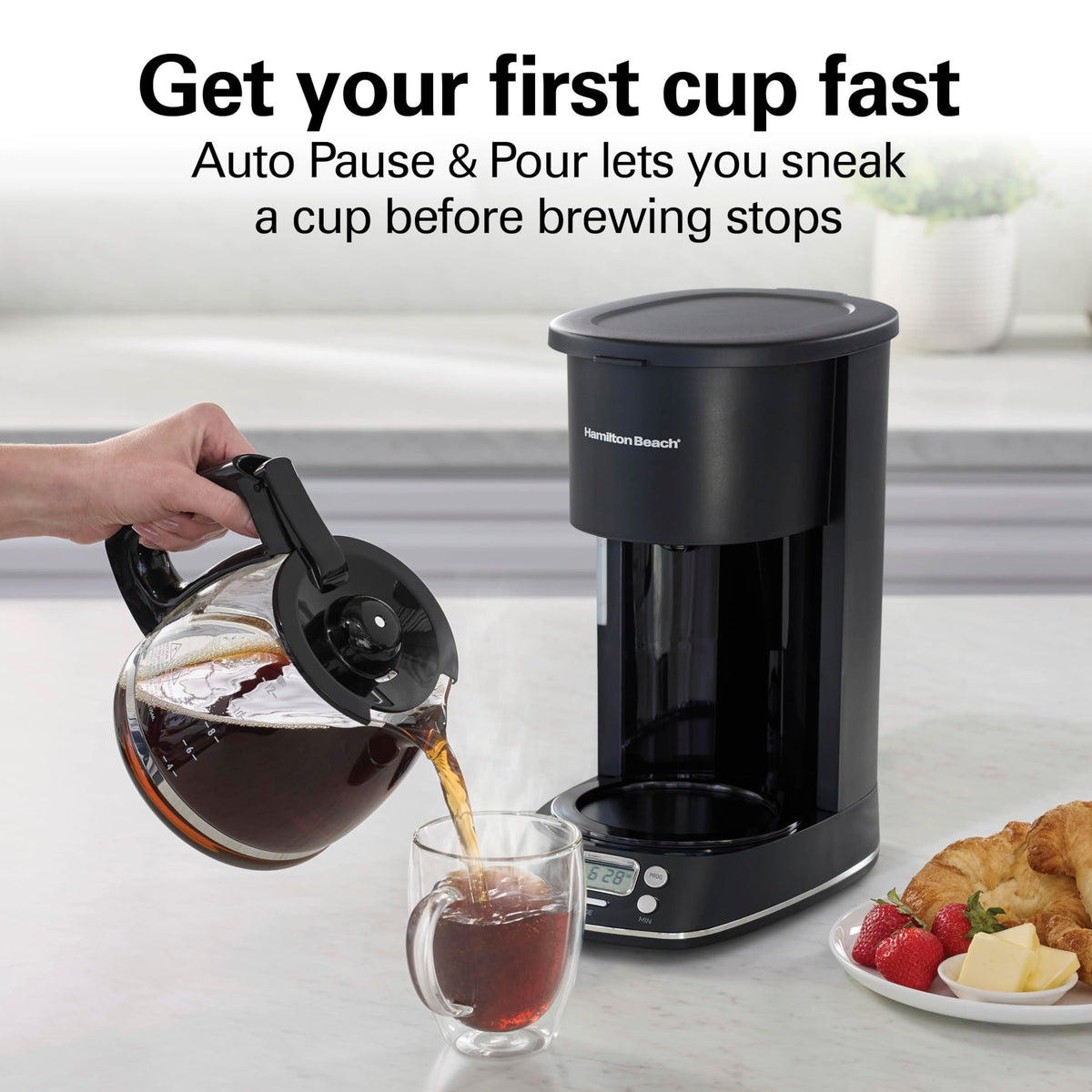 12 Cup Programmable Drip Coffee Maker Q58048