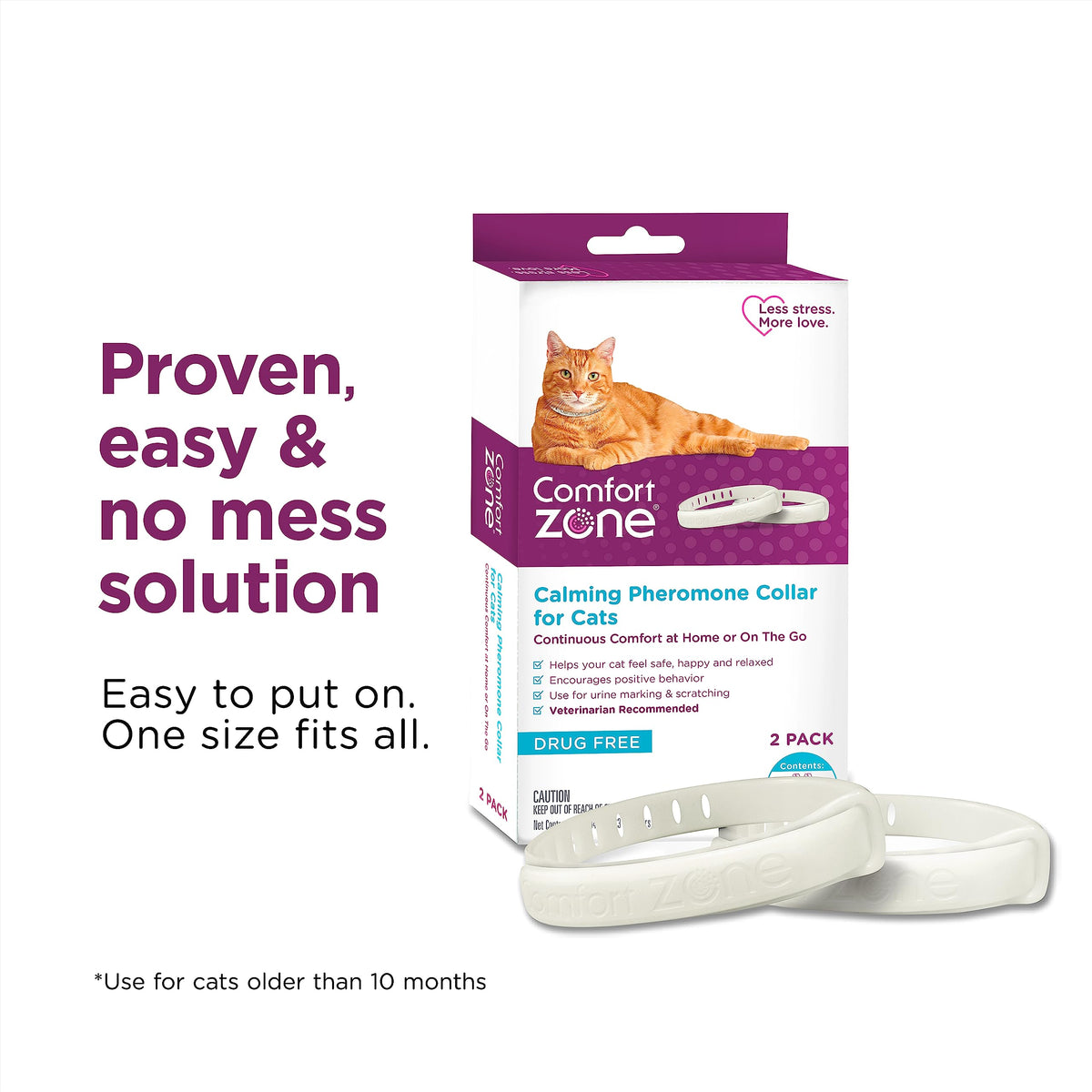 Cat Calming Collar 2 Pack U7289