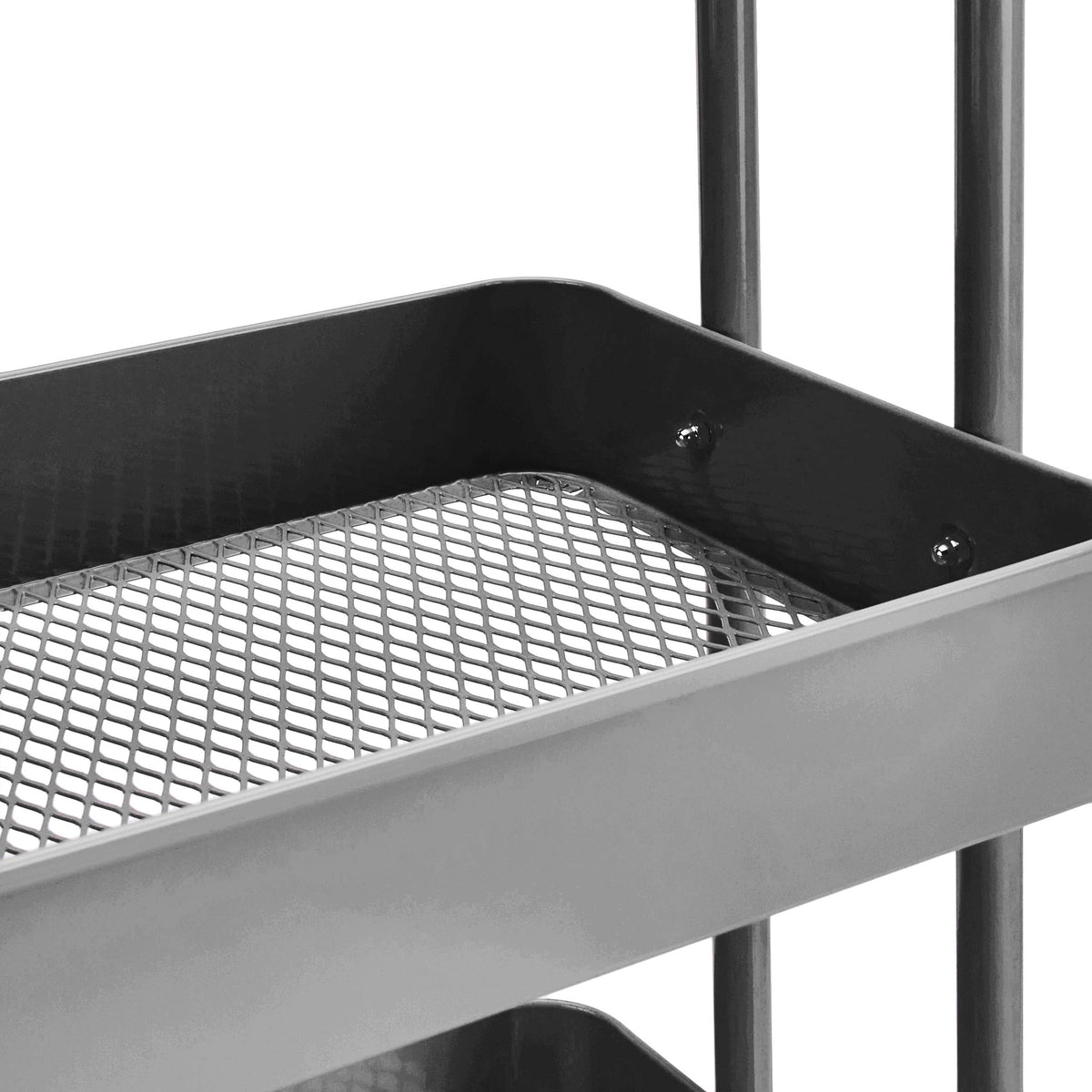 3-Tier Rolling Kitchen Cart with Lockable Wheels Y136