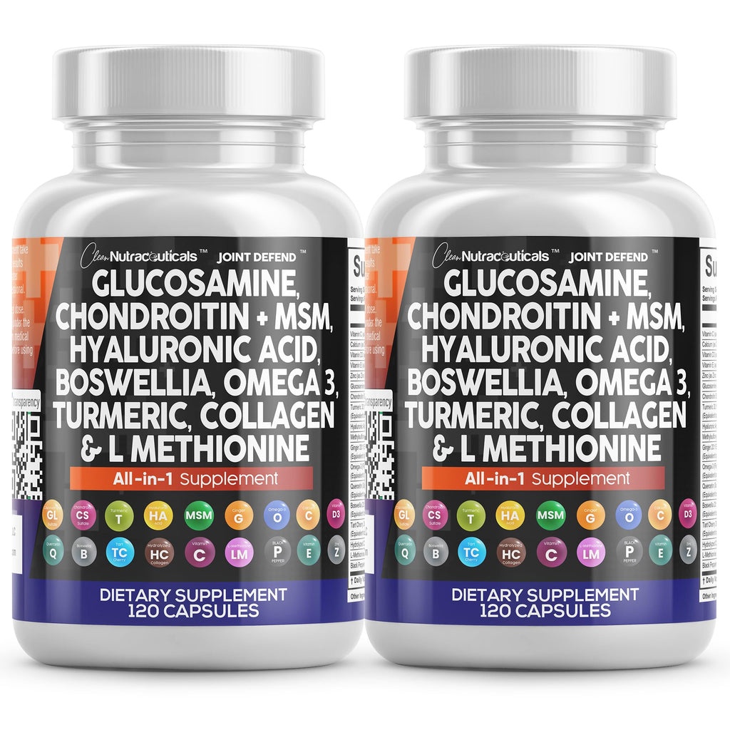 Glucosamine Chondroitin MSM 1500mg with Turmeric Curcumin Supplement Y274552