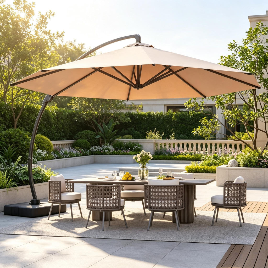 11 FT Aluminum Offset Cantilever Umbrella Z62240